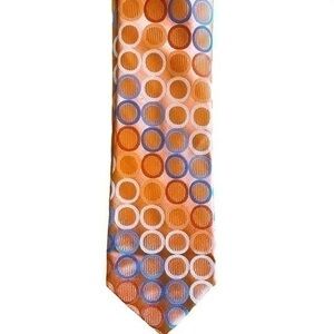MICHAEL KORS Silk Geometric Circle Necktie